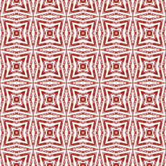 Mosaic seamless pattern. Wine red symmetrical