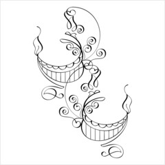 Diwali Diya Pen Ink Style M_2110097