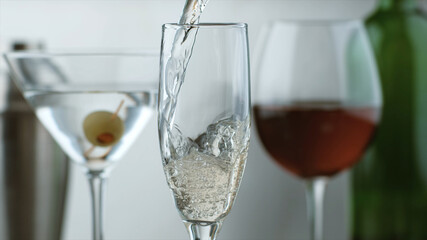 It's nice to relax after a hard day with a glass of wine in one hand and a book in the other.