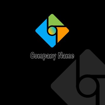 Letters bbb in square shape Triple b logo design good logo for companies 
