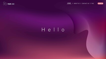 Landing page , Website UI Background, Abstract background. Eps10 vector