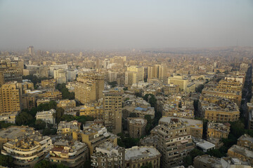 Fototapeta na wymiar Cairo, Egypt. Aerial view. photo during the day.