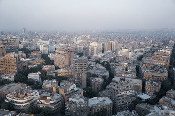 Fototapeta premium Cairo, Egypt. Aerial view. photo during the day.