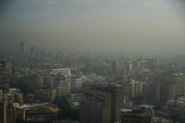 Fototapeta na wymiar Cairo, Egypt. Aerial view. photo during the day.