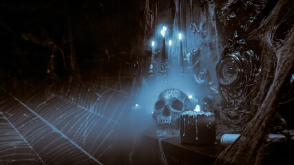 magic in ancient castle
