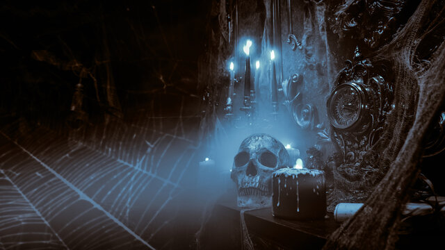 magic in ancient castle