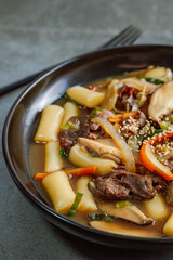 Korean style Royal Stir-fried Rice Cake, Gungjungtteokbokki