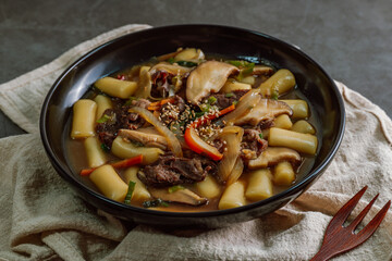 Korean style Royal Stir-fried Rice Cake, Gungjungtteokbokki
