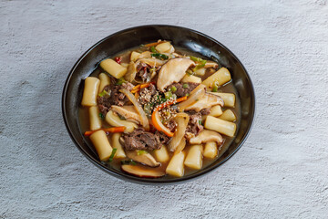 Korean style Royal Stir-fried Rice Cake, Gungjungtteokbokki