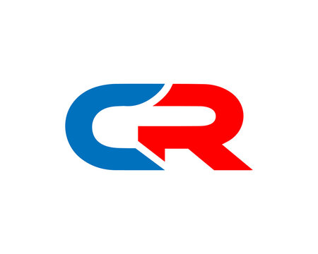 CR Logo And Icon Design Symbol Creative Vector Template.