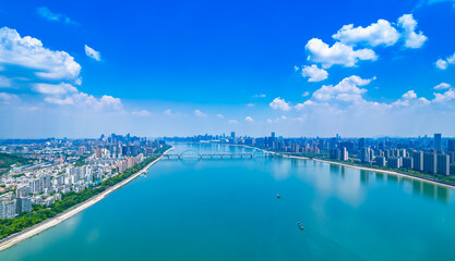 Fototapeta na wymiar Urban scenery of Hangzhou, Zhejiang Province, China
