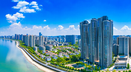 Fototapeta premium Urban scenery of Hangzhou, Zhejiang Province, China