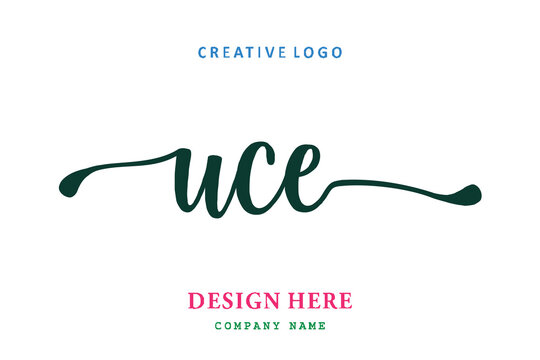 UCE lettering logo is simple, easy to understand and authoritative