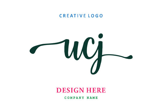 UCJ lettering logo is simple, easy to understand and authoritative