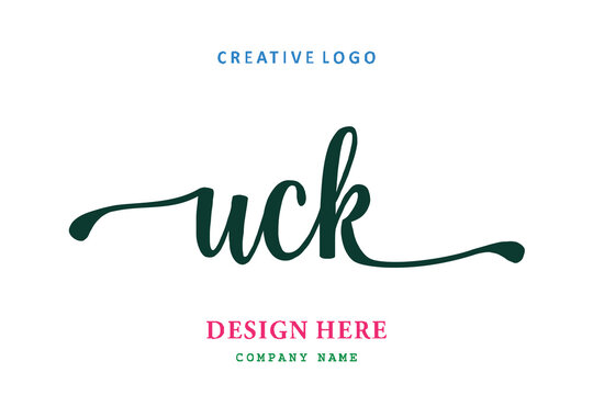 UCK lettering logo is simple, easy to understand and authoritative