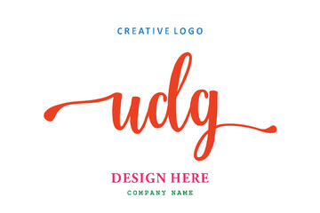 UDG lettering logo is simple, easy to understand and authoritative