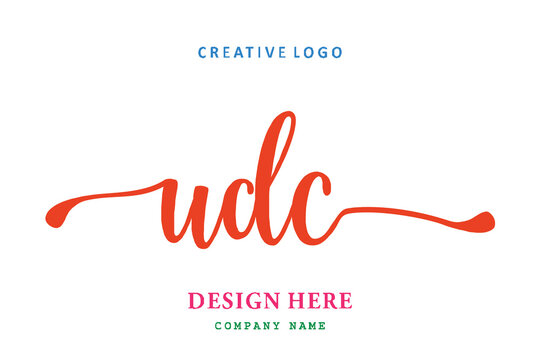 UDC lettering logo is simple, easy to understand and authoritative