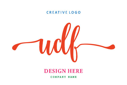 UDF lettering logo is simple, easy to understand and authoritative