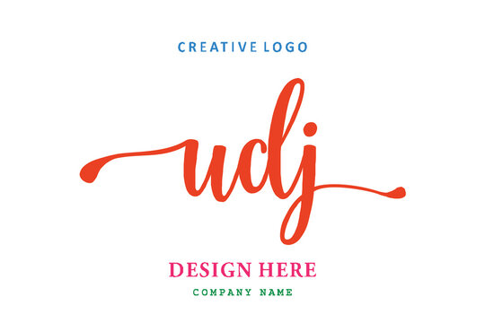 UDJ lettering logo is simple, easy to understand and authoritative