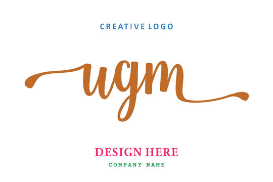 UGM lettering logo is simple, easy to understand and authoritative