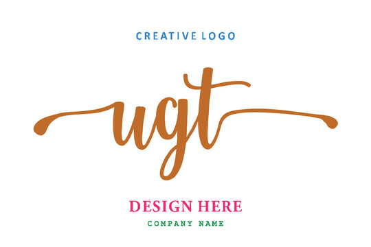 UGT lettering logo is simple, easy to understand and authoritative