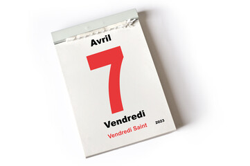 7. Avril 2023 Vendredi Saint