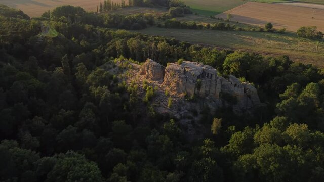 Klusberge bei Halbstadt im Harz, Deutschland 