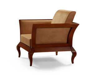 armchair isolated on a white background . 