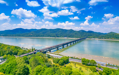 Qiantang River Bridge, Hangzhou, Zhejiang, China
