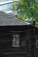 combination of old and new houses