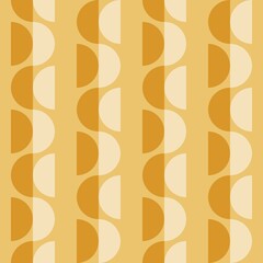 Rounded abstract seamless pattern - accent for any surfaces.