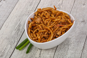 Asian Fried noodle with chicken
