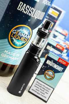 E-Zigarette und German Liquids mit Nikotinshot Highendsmoke