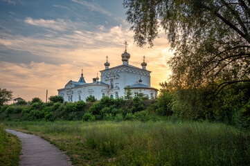Cathedral of the Holy Trinity in the city of Mariinsky Posad, Republic of Chuvashia, Russia