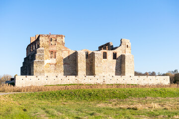 ruins of the bishop's castle in Siewierz