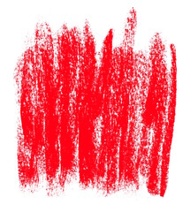 Gekritzelte Striche in rot - Kreidezeichnung als Hintergrund