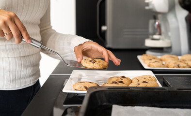 Des cookies sorti du four
