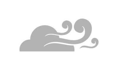 flowing cloud vector logo