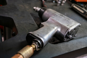 Pneumatic screwdriver detail, impact wrench 2