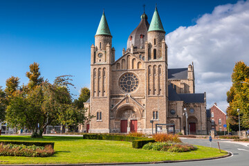 Fototapeta na wymiar Lambert Church or Sint-Lambertuskerk in Maastricht, Netherlands