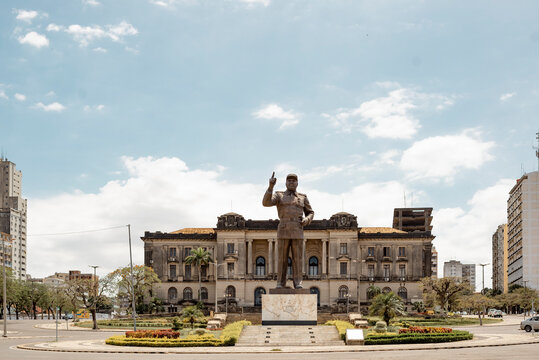 Maputo, Mozambique - August 17, 2021 -Praça da independência 