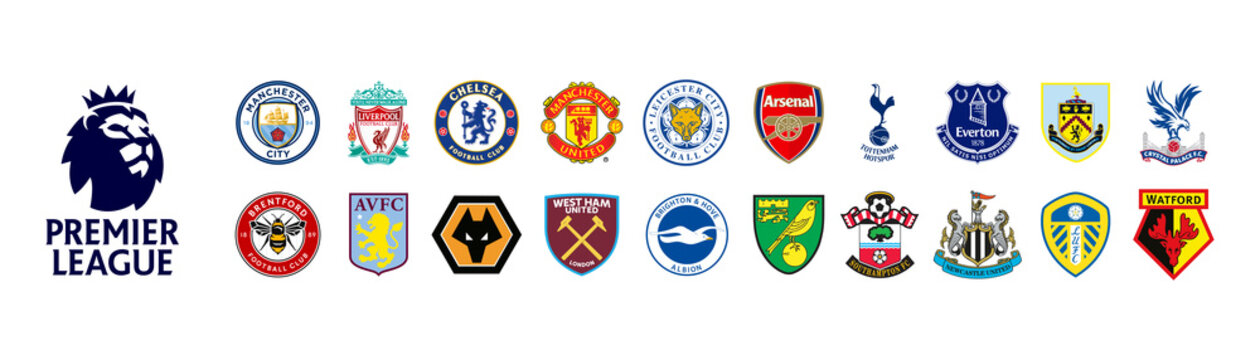 Football clubs of England. English Premier League 2021 2022