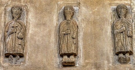 Relief inside Romanic Church Schoengrabern