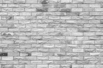 empty white brick wall or stones floor and table loft by retro mosaic style on top view for old texture background and vintage wallpaper or modern interior brickwork to exterior rough construction