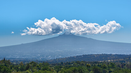 La malinche, mexican volcano in the state of tlaxcala