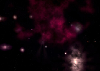 Fototapeta na wymiar Small part of an infinite star field