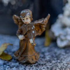 little beautiful angels on the tombs © Marcin