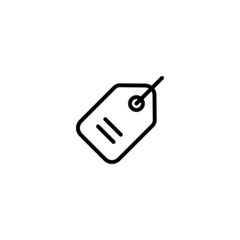 Tag icon. Price Tag vector illustration. Tag label icon for websites and apps. Sales label icon on white background. Vector illustration