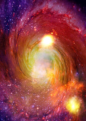 Fototapeta premium Star field in space and a nebulae