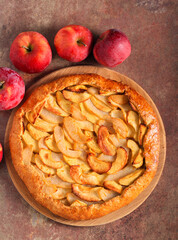 Spicy apple cake – galette